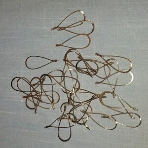 Gold Plated Earring Hoops NWOT